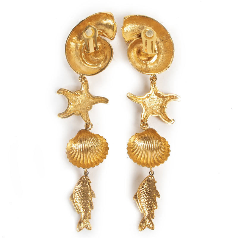 Rena Lange Seashell Earrings