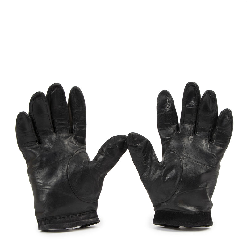 Koop en verkoop uw authentieke designer handtas aan de beste prijs Delvaux Black Leather Gloves