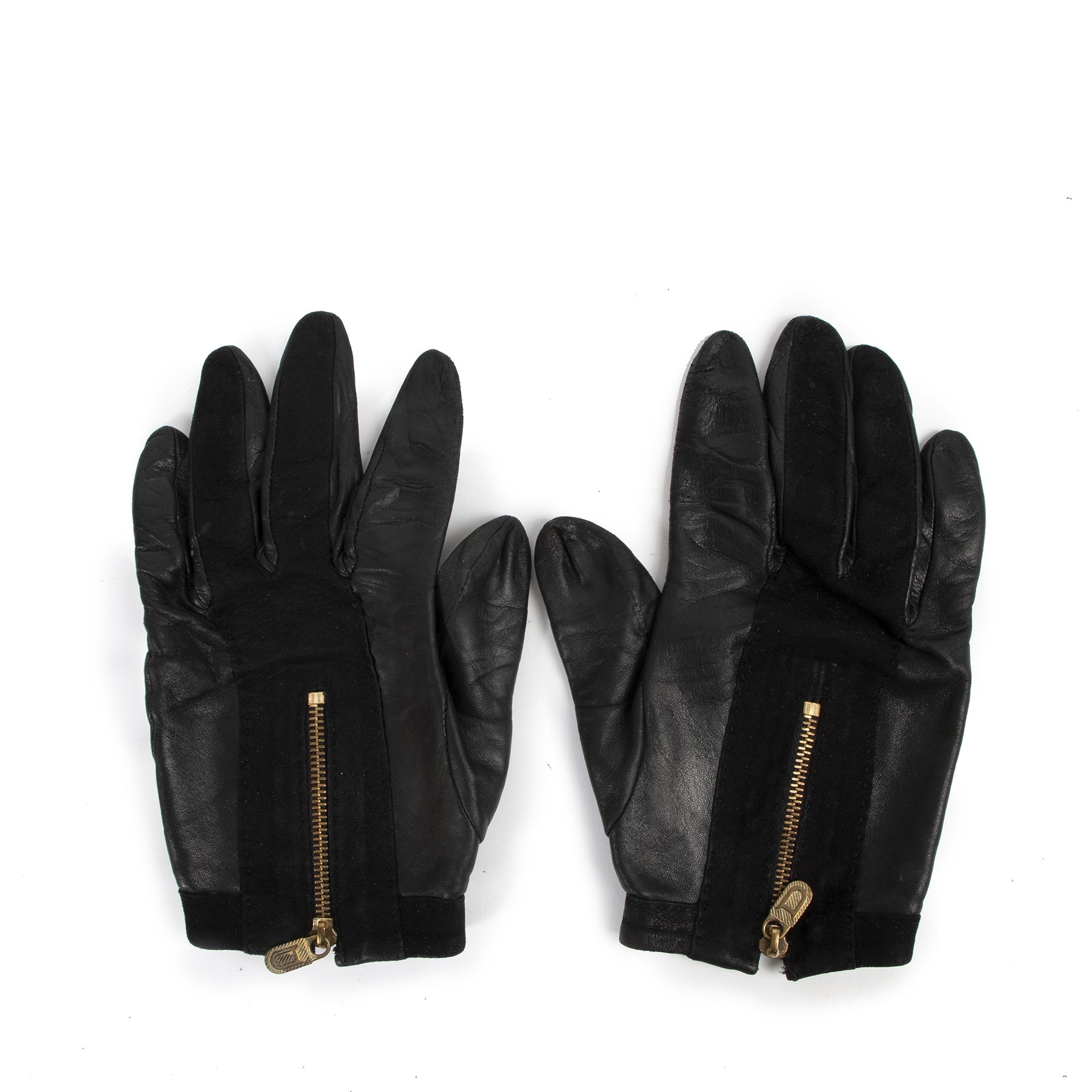 Delvaux Black Leather Gloves for the best price at Labellov secondhand