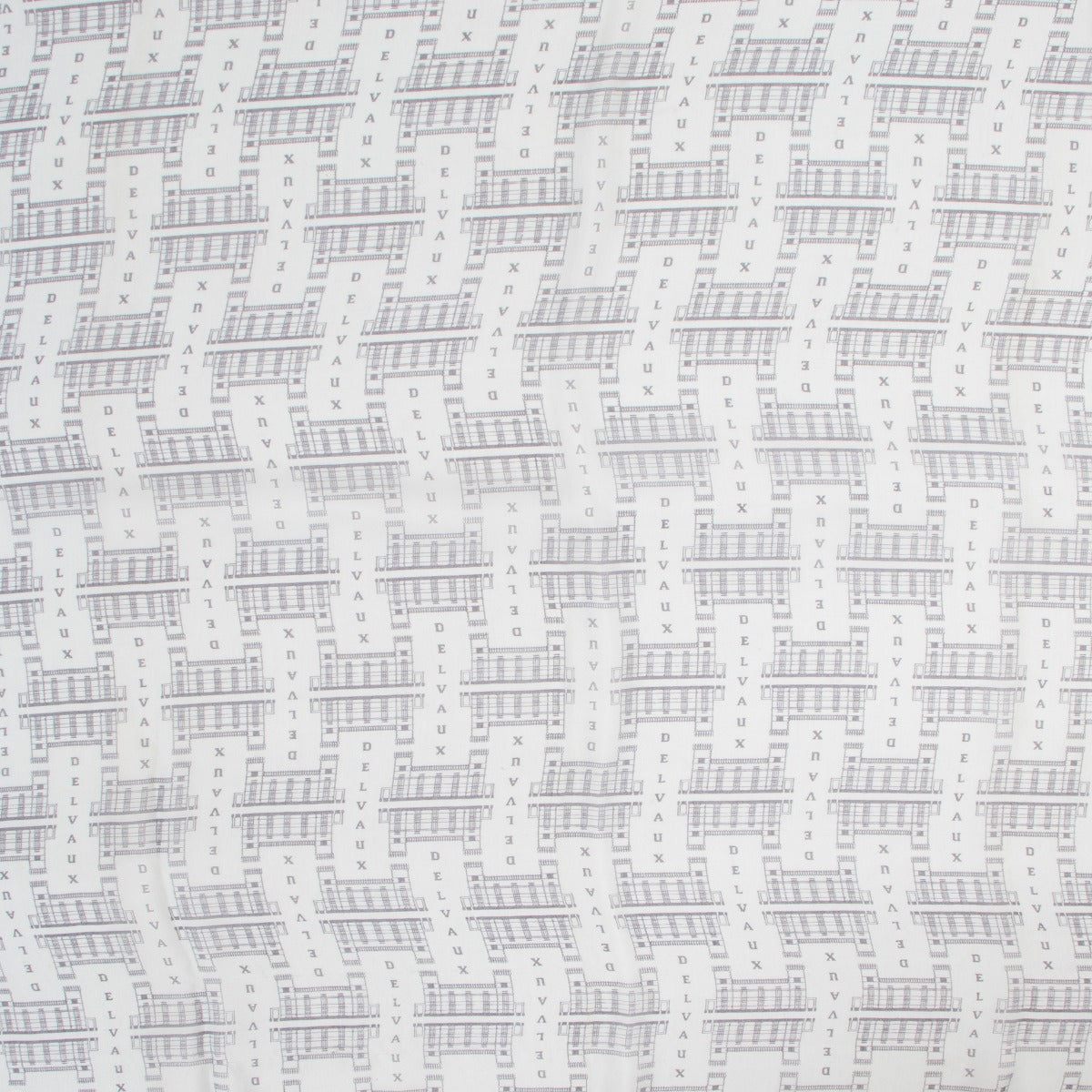 Buy authentic designer vintage second hand luxury Delvaux Blue-grey Printed Slik Foulard Scarf at Labellov.