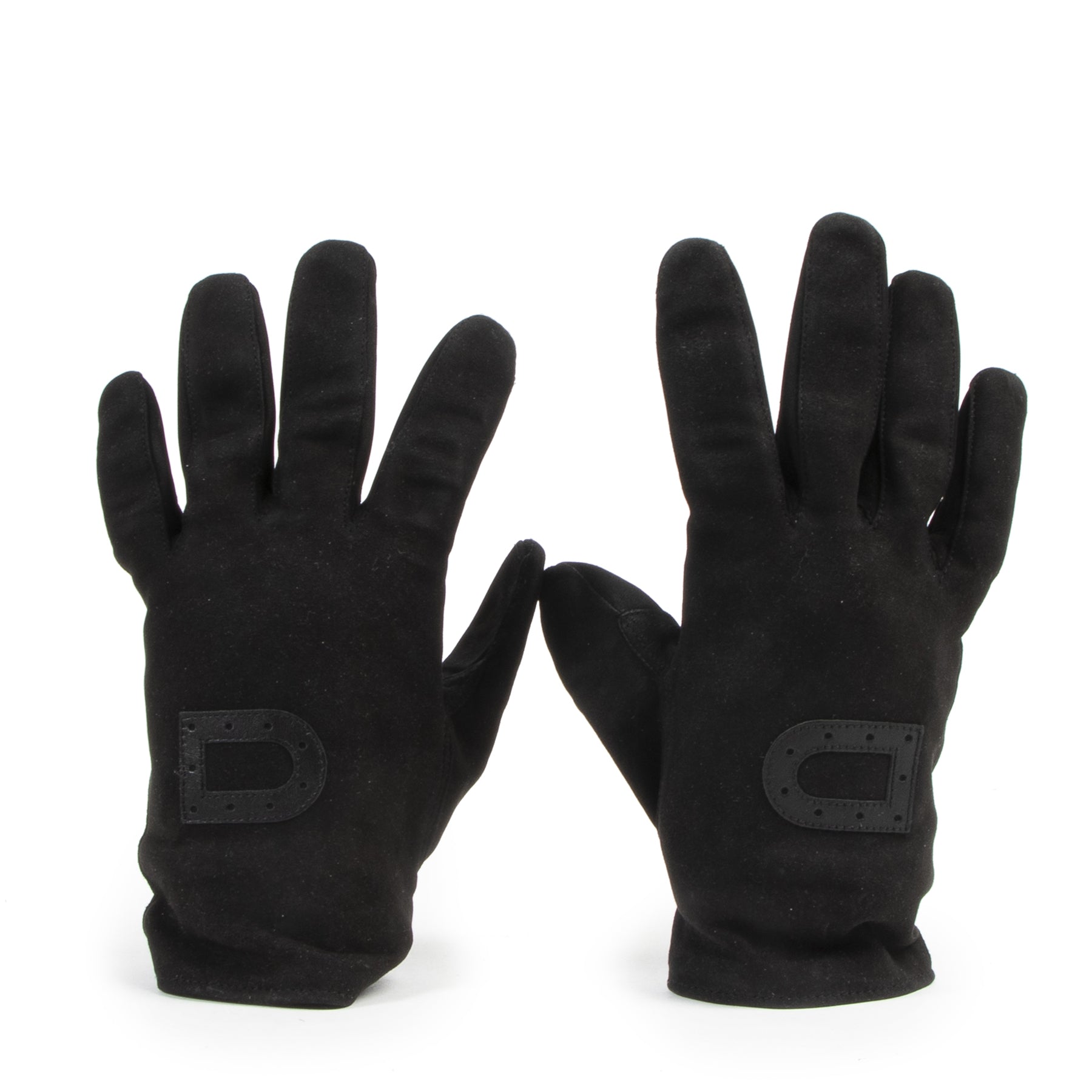 Delvaux Black Suede Gloves kopen en verkopen
