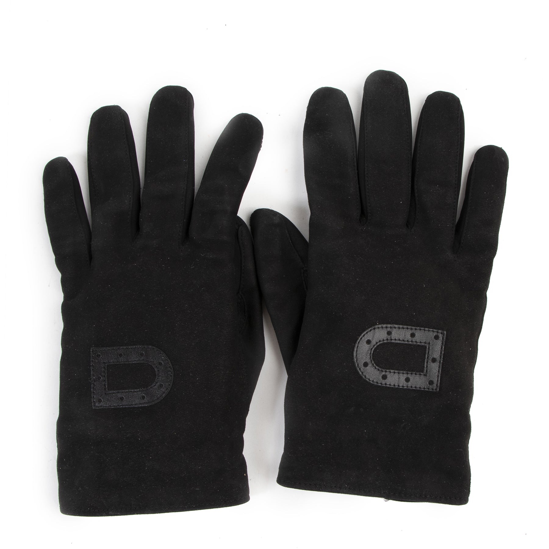 Delvaux Black Suede Gloves for your hands to keep them warm when it is cold