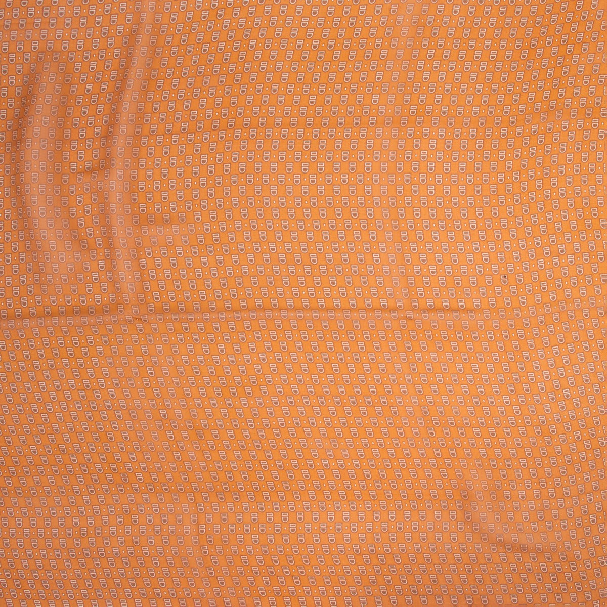 Buy second hand luxury designer high end fashion Delvaux Orange Printed Silk Foulard Scarf at Labellov.