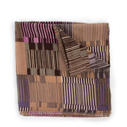 Buy second hand vintage designer luxury high end Delvaux Multicolor Striped Silk Scarf at Labellov.
