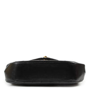 Chanel Vintage Black Chevron Flap Bag