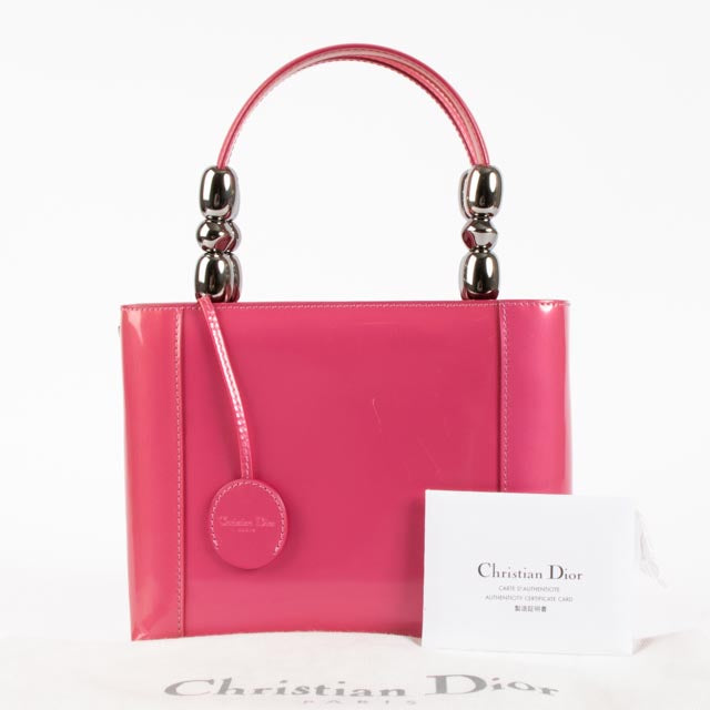 クリスチャン・ディオール ピンク マリスパール バッグ Christian Dior Pink Malice Pearl Small Handbag – Labellov