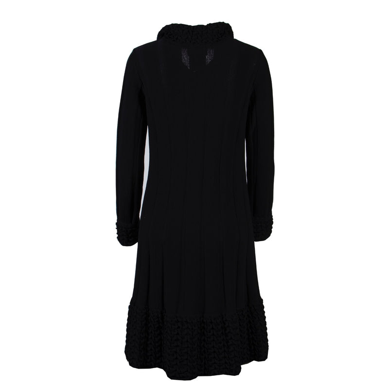 Chanel Black Wool Jacket - FR Size 36