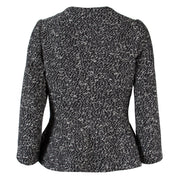 shop online vintage designer clothing Christian Dior Black Tweed Jacket - Size 34