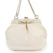 Shop safe online at Labellov in Antwerp this 100% authentic Salvatore Ferragamo White Pouch