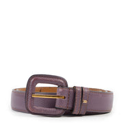 Shop safe online at Labellov in Antwerp this 100% authentic second hand Delvaux Purple Belt - Size 80