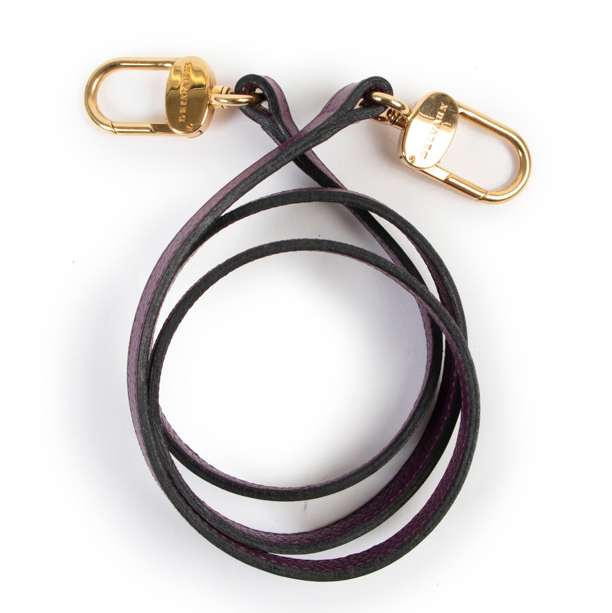 Shop safe online at Labellov in Antwerp this 100% authentic second hand Delvaux Purple Shoulder Strap