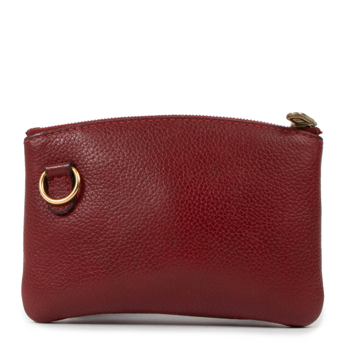Delvaux Red Leather Small Pouch