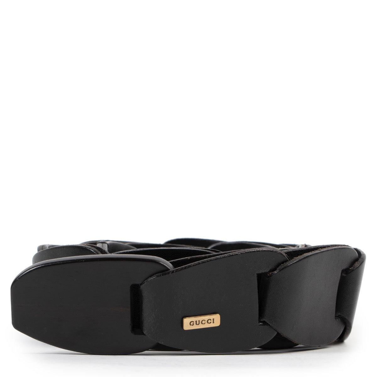 Shop safe online at Labellov in Antwerp this 100% authentic second hand Gucci Black Belt - Size 80