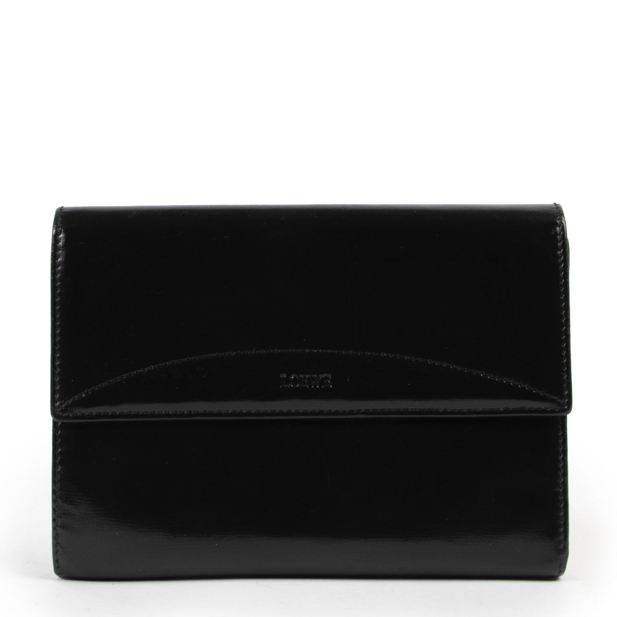 Shop safe online at Labellov in Antwerp this 100% authentic second hand Loewe Black Wallet