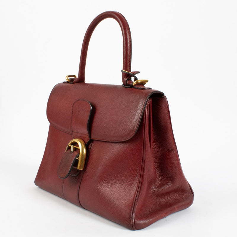 Delvaux Red Leather Brillant MM