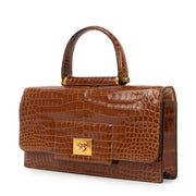 Hermès 1940's Crocodile Porosus Top Handle Bag