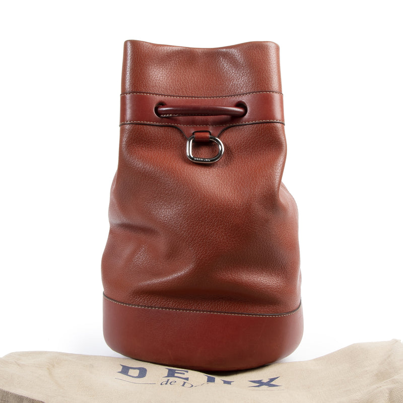 Delvaux Deux de Delvaux Rust Bucket Bag