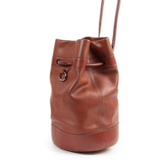 Delvaux Deux de Delvaux Rust Bucket Bag for the best price at Labellov secondhand luxury