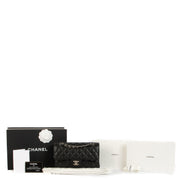 Chanel caviar leather classic flap bag