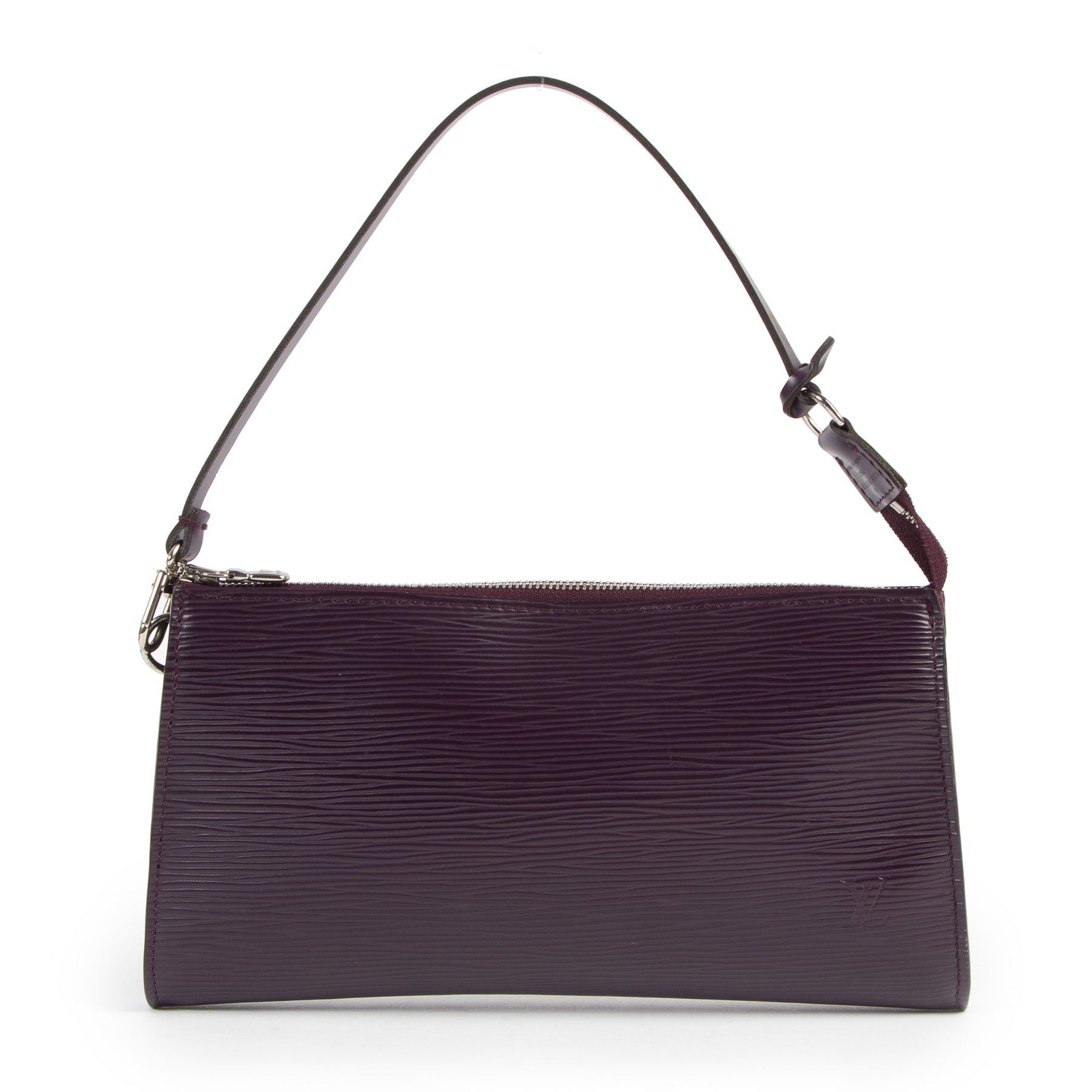 Louis Vuitton Epi Leather Purple Pochette pour le meilleur prix chez Labellov à Anvers