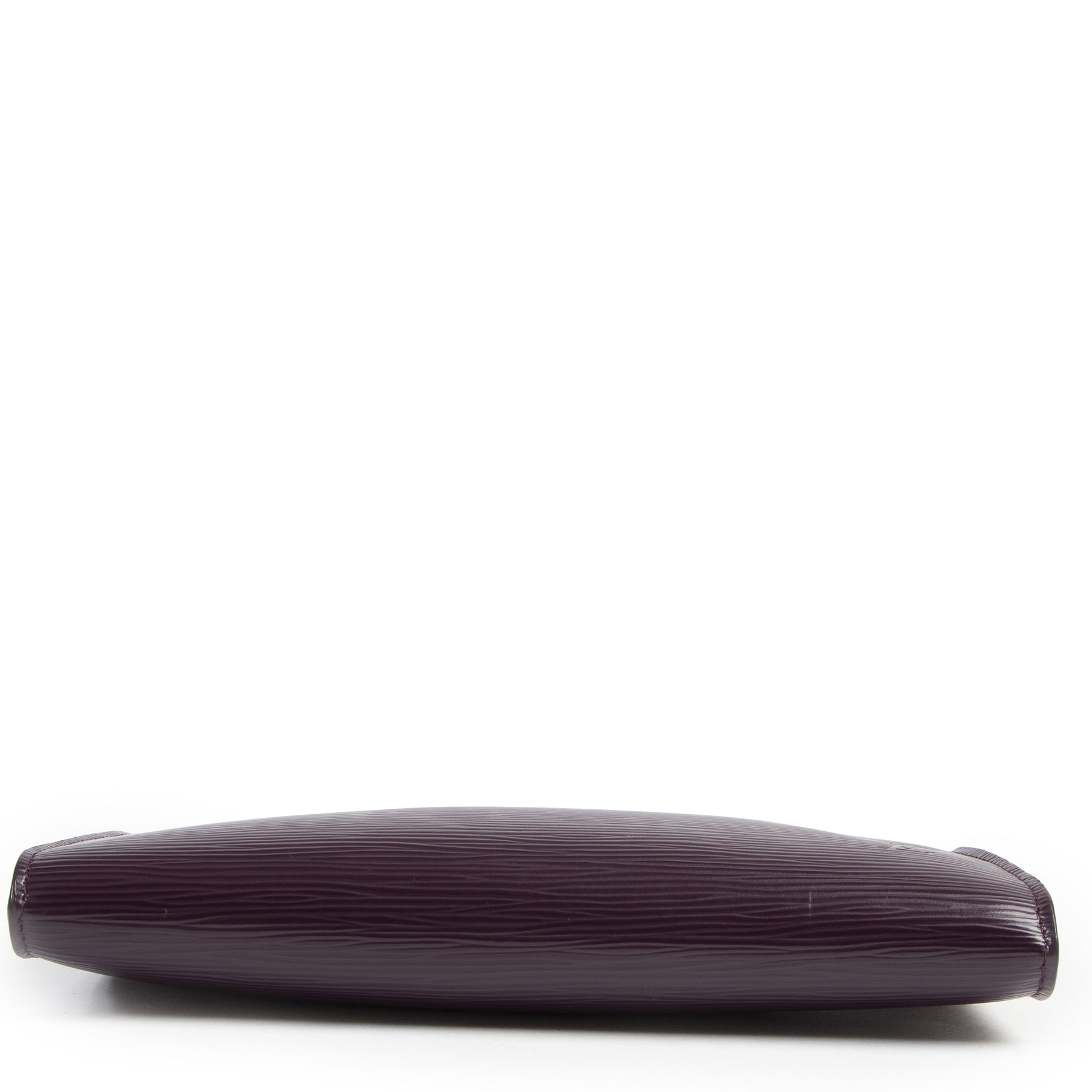 Pochette Louis Vuitton en cuir Épi violet