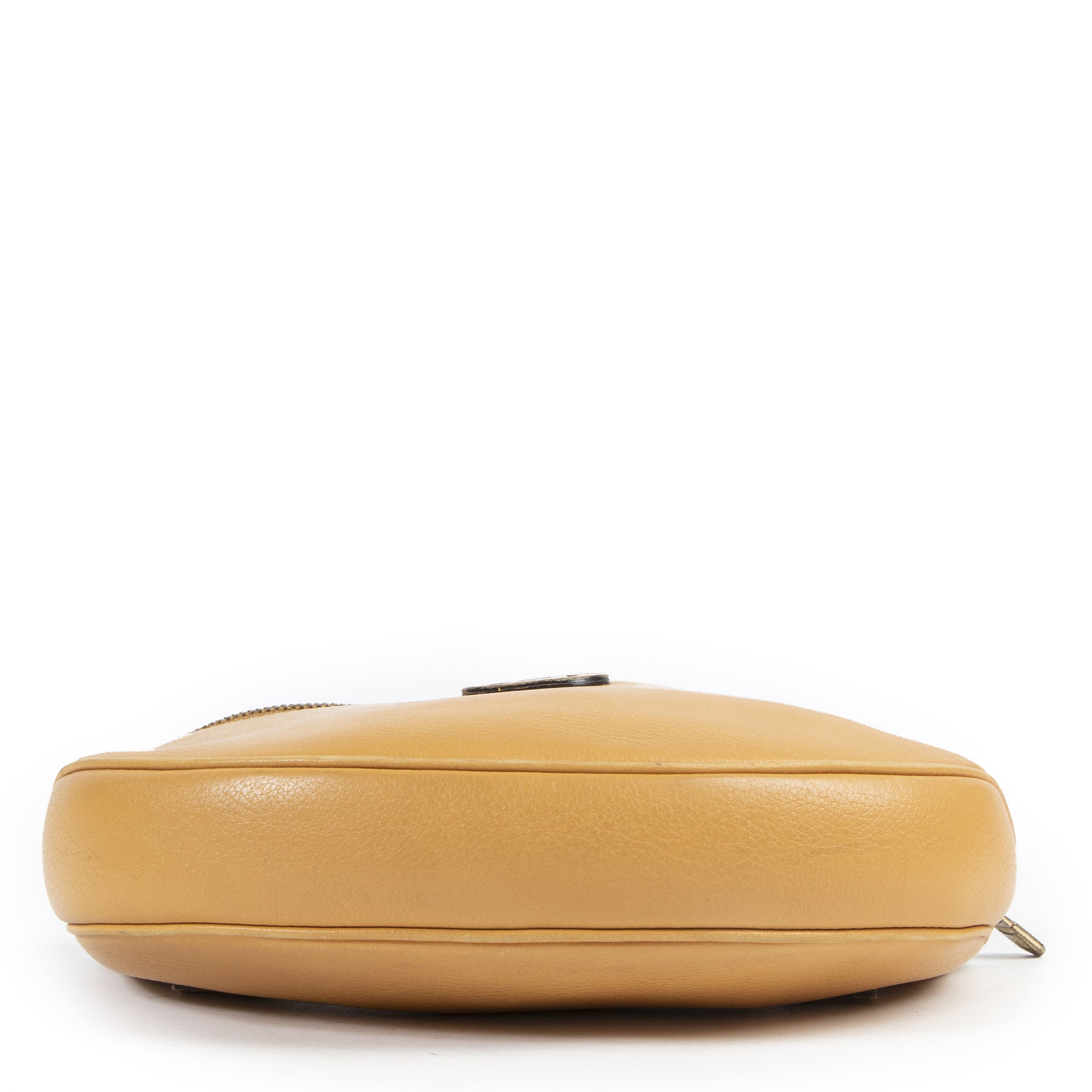 are you looking for an authentic designer Delvaux Yellow Leather Belt Bag?