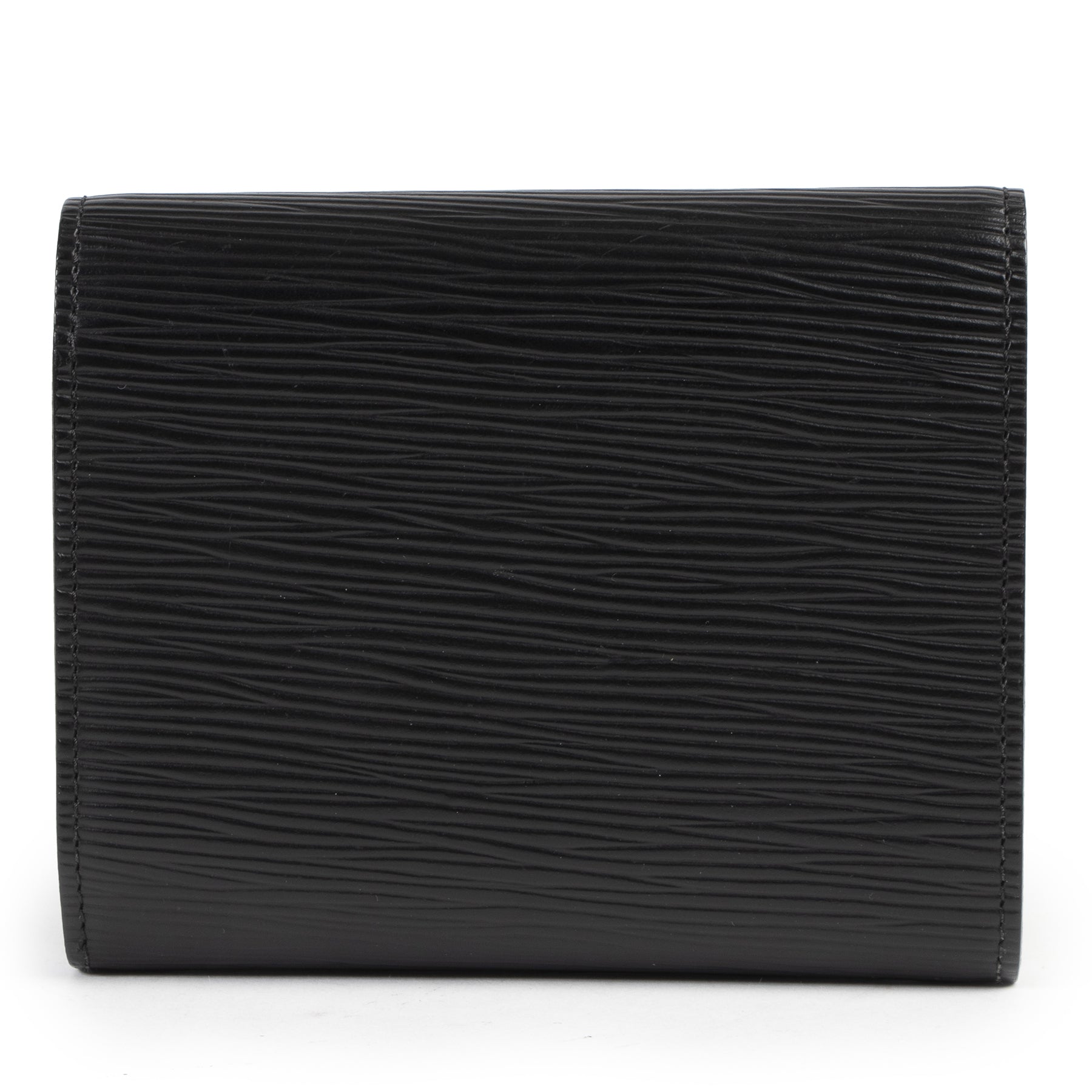 100% authentique Louis Vuitton Electric Black Epi Joey Wallet Black pour le meilleur prix chez Labellov à Anvers