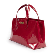 Authentieke Tweedehands Louis Vuitton Red Monogram Vernis Wilshire Bag juiste prijs veilig online shoppen luxe merken webshop winkelen Antwerpen België mode fashion