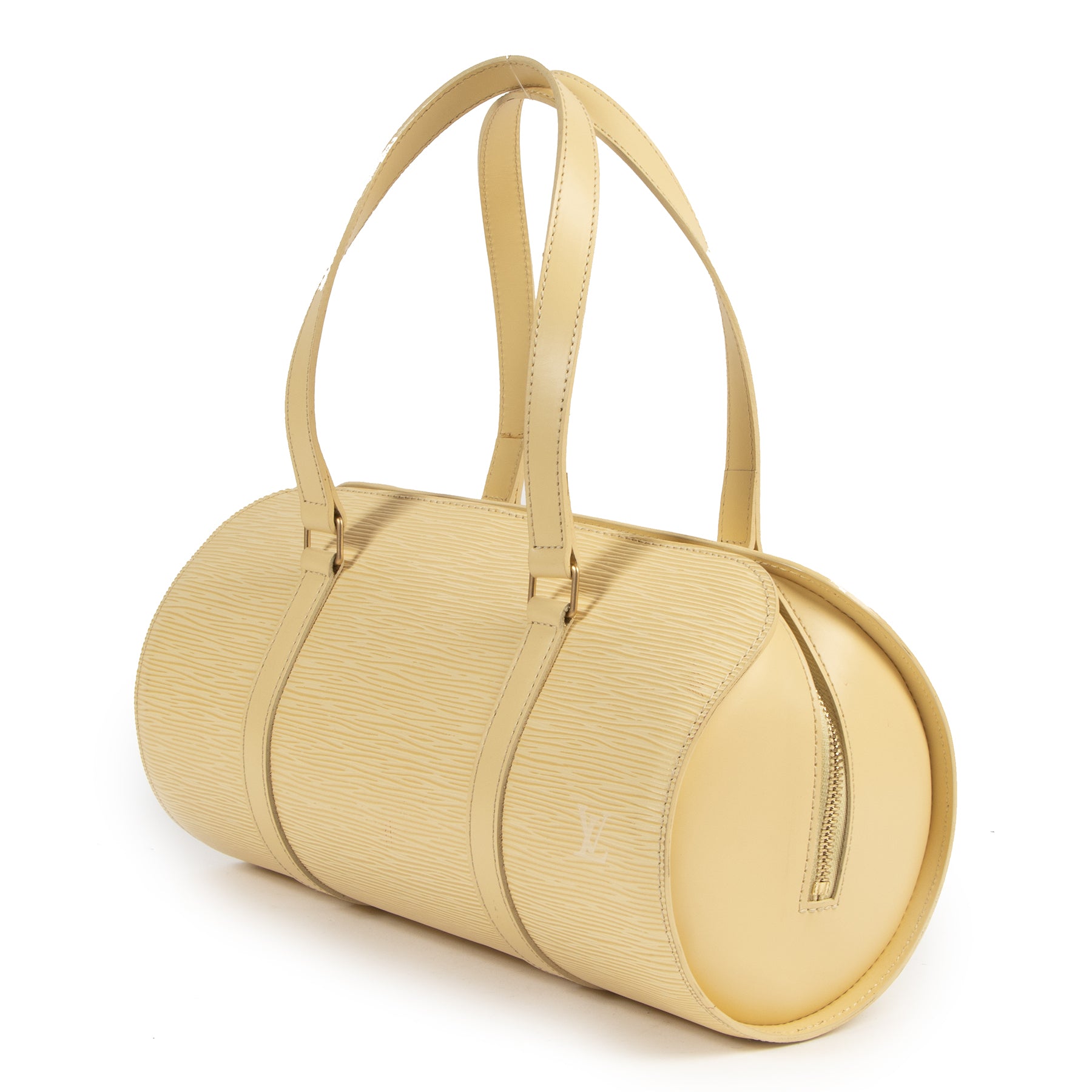 Louis Vuitton Cream Epi Papillon Bag