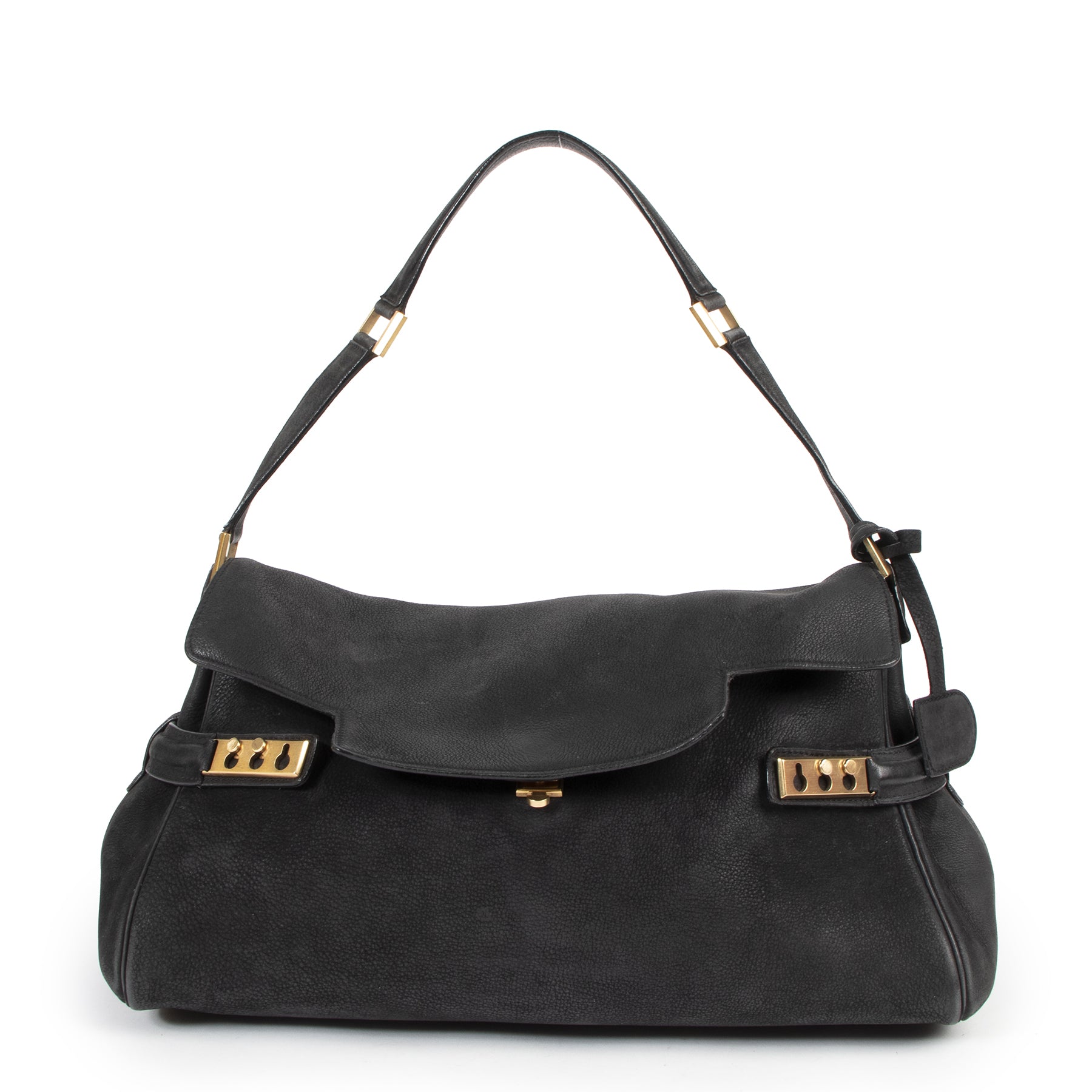 Delvaux Black Tempete Souple for the best price at Labellov seconhand luxury in Antwerp