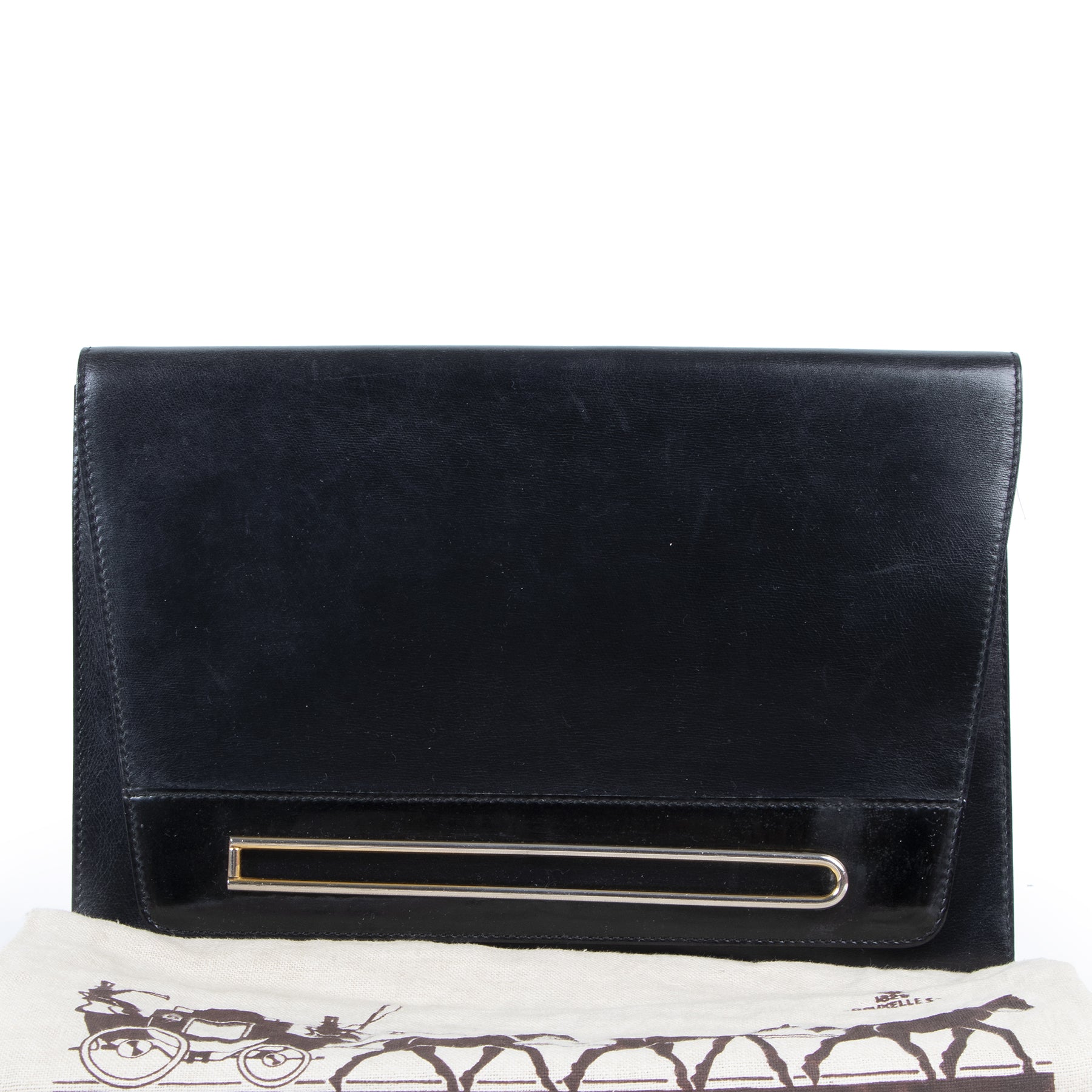 Delvaux Black Clutch Bag