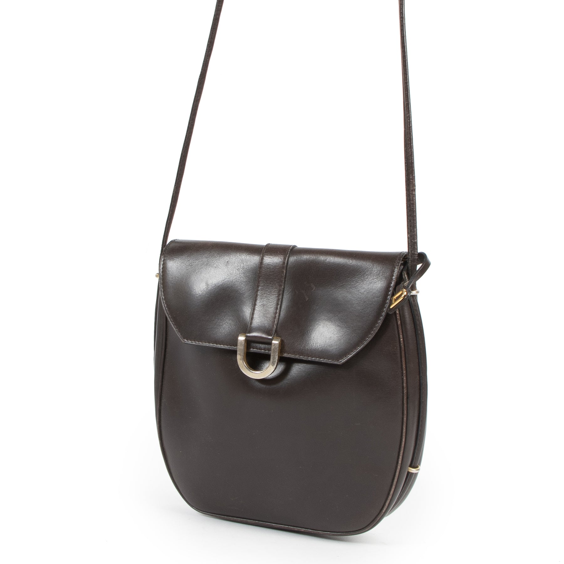 Delvaux Vintage Brown Crossbody Bag