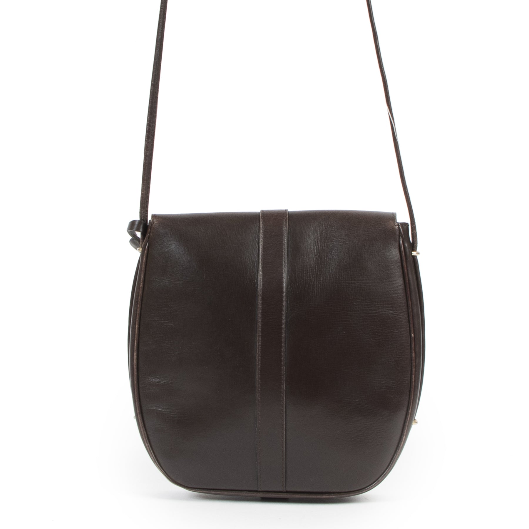 Delvaux Vintage Brown Crossbody Bag