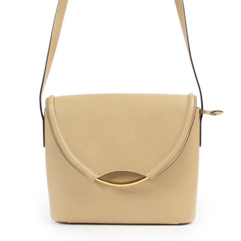 Delvaux Beige Eclair Crossbody Bag aan de beste prijs bij Labellov tweedehands luxe