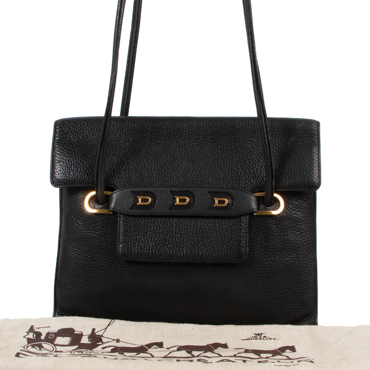 Delvaux Black Shoulder Bag