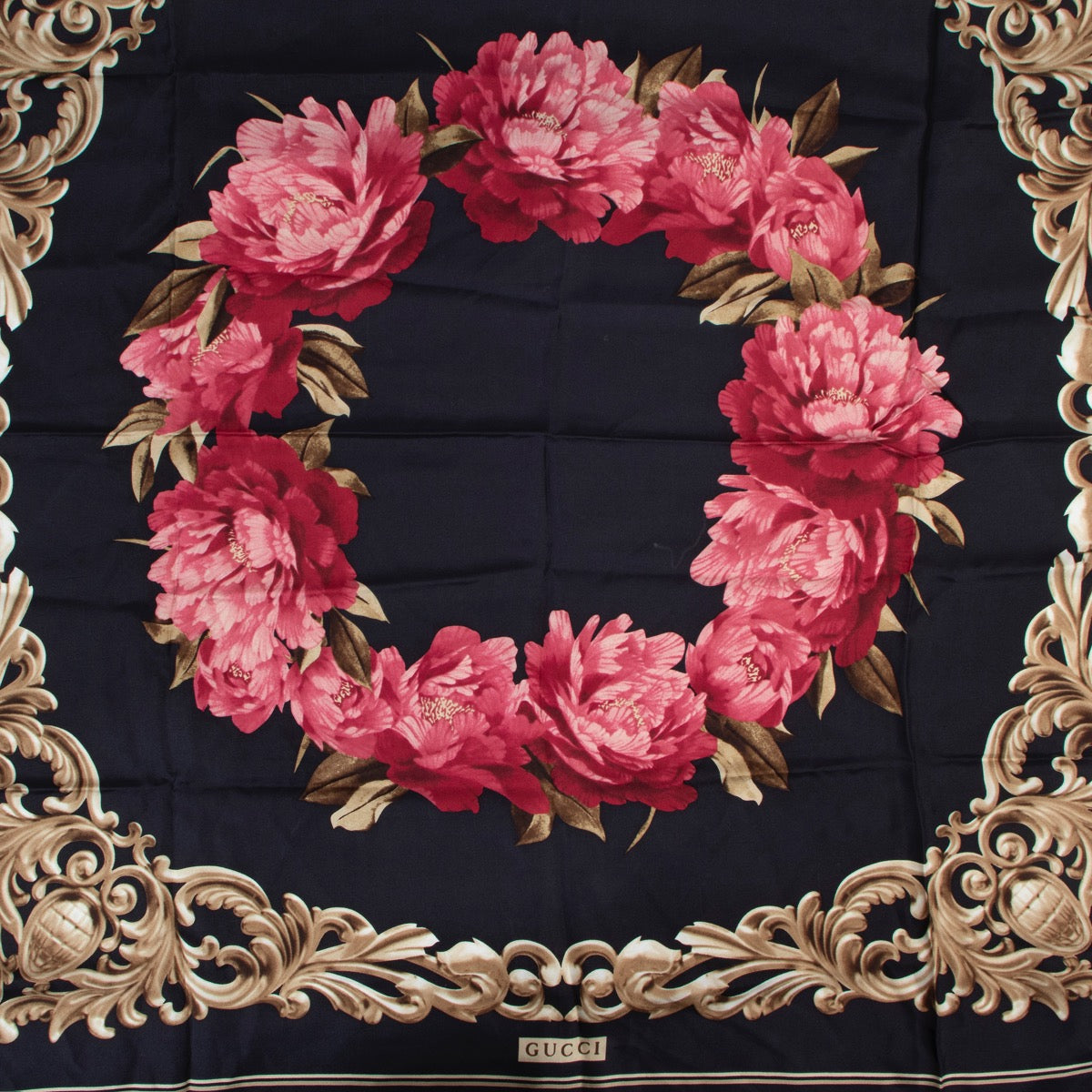 Buy an authentic second hand Gucci Black Silk Scarf at Labellov