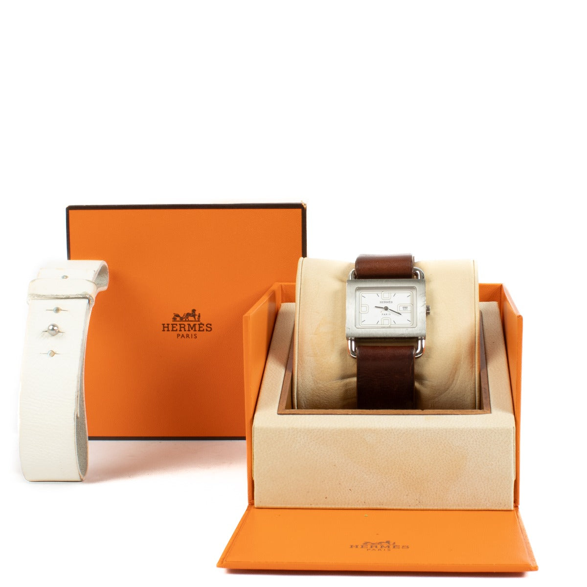 Montre Hermès Acier Barenia BA1.510