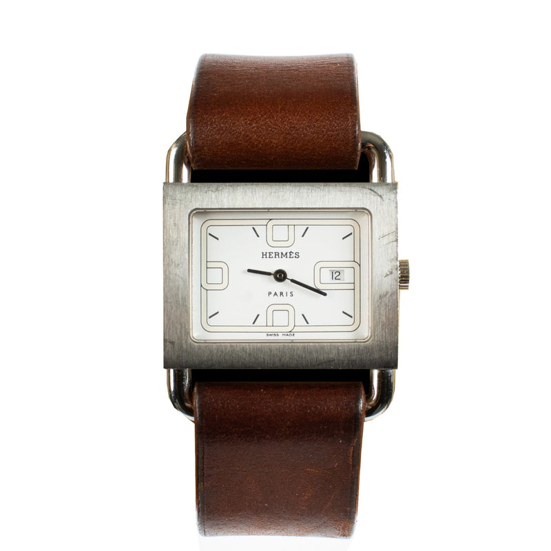 Hermès Steel Barenia BA1.510 Watch