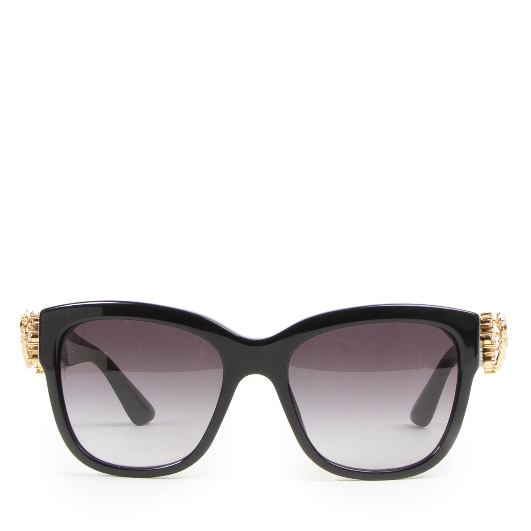 Dolce & Gabbana Black Embellished Sunglasses