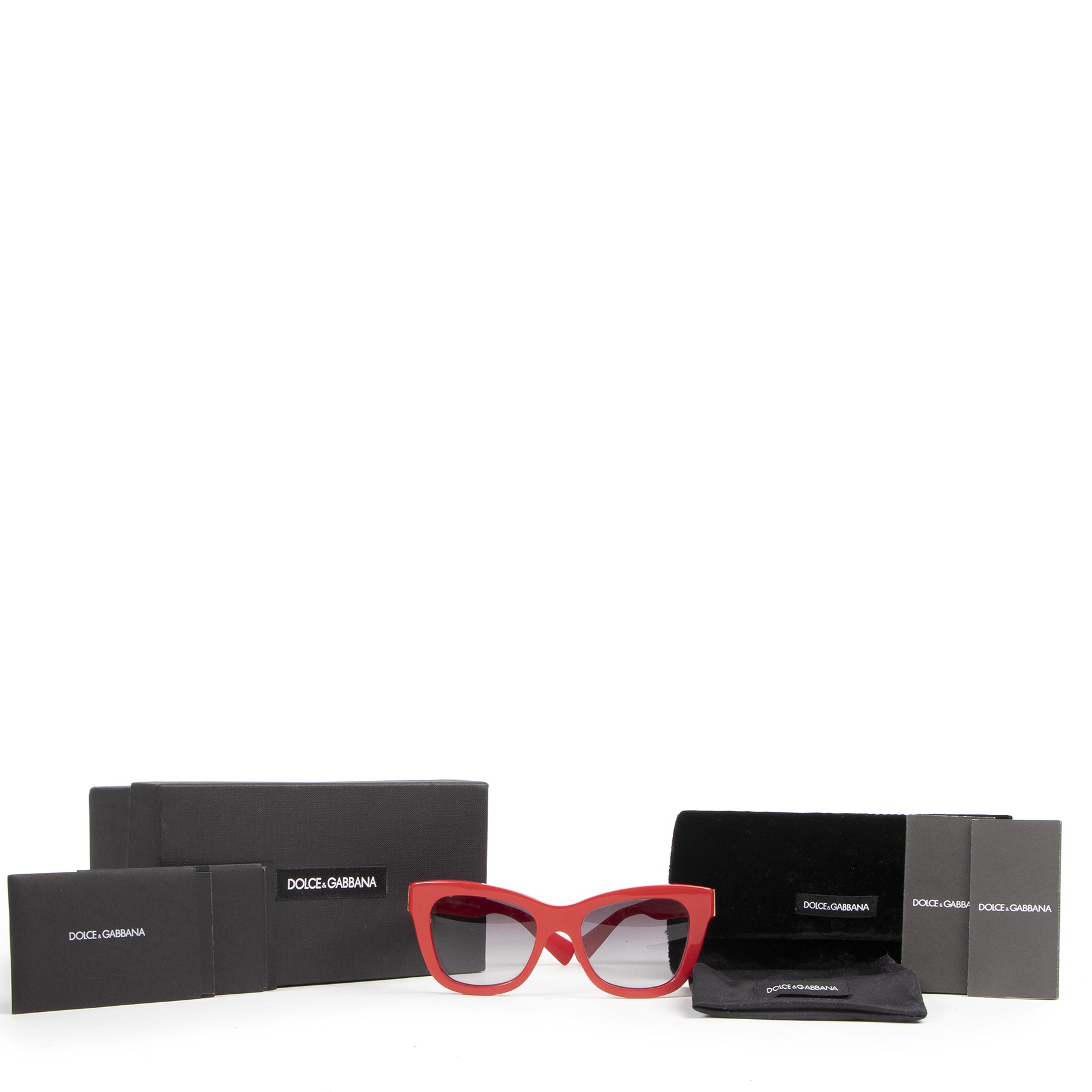 Dolce & Gabbana Red Sunglasses
