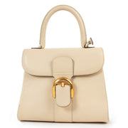 Delvaux Beige Brillant PM Leather Handbag