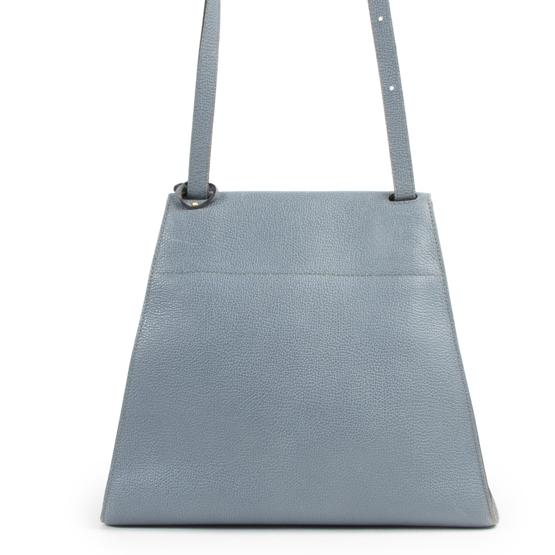 Authentic secondhand Delvaux Blue Leather Crossbody Bag designer bags fashion luxury vintage webshop safe secure online shopping