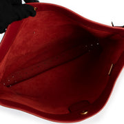 Delvaux Vintage Red Pin Leather Crossbody Bag