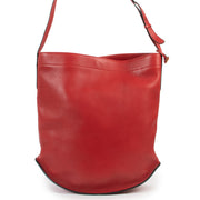 Delvaux Vintage Red Pin Leather Crossbody Bag