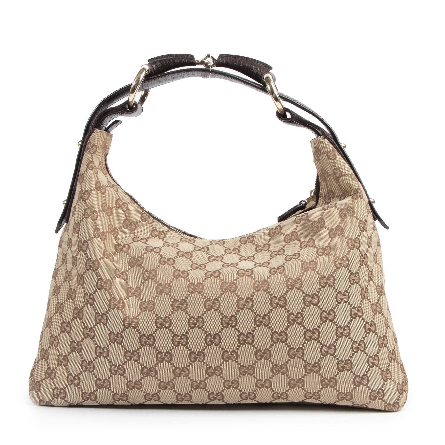 Authentic secondhand Gucci Monogram GG Shoulder Bag designer bags fashion luxury vintage webshop safe secure online shopping