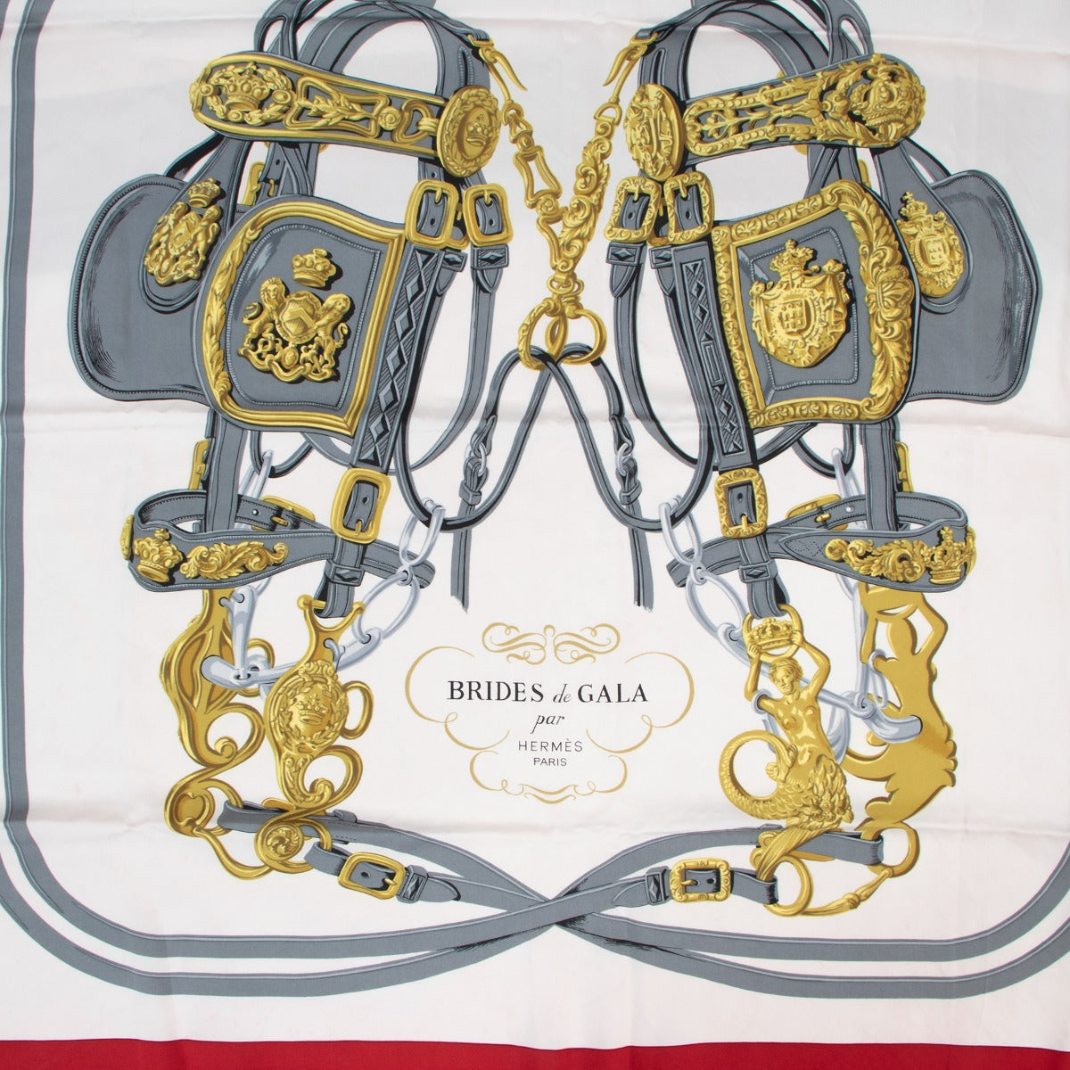 Hermès Brides de Gala Silk Carré Scarf