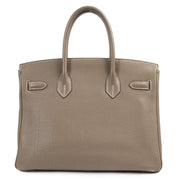 Hermès Birkin 30 Togo Doublure Chevre Pigmente Etoupe PHW for sale online