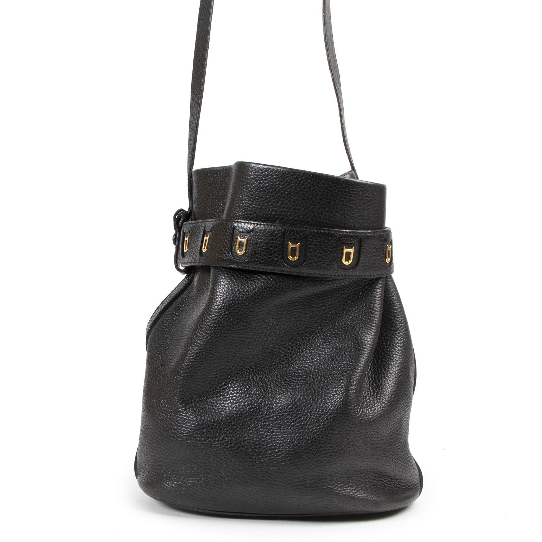 Delvaux Black Leather Calicot Bag pour le meilleur prix chez Labellov à Anvers