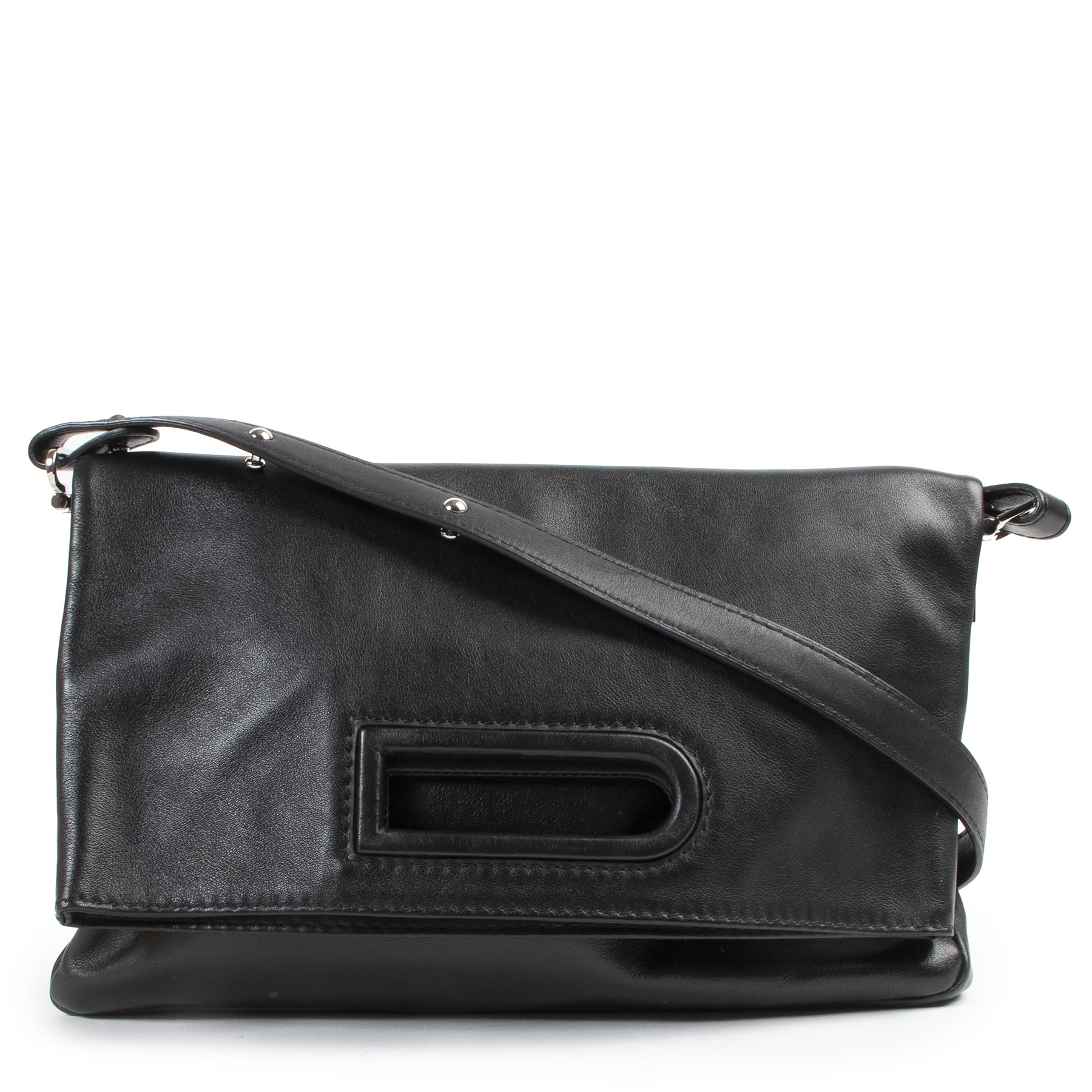 Delvaux Black Flap Crossbody Bag for the best price at Labellov secondhand