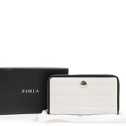 Authentic secondhand Furla Off-White Zippy Wallet designer accessories fashion luxury vintage webshop safe secure online shopping